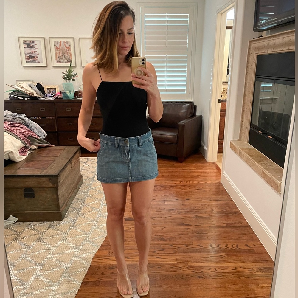 Vintage Abercrombie & Fitch denim skirt